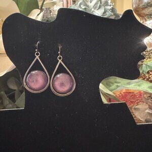 Violet Dangling Earrings